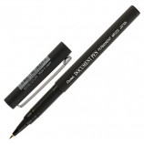 Ручка-роллер PENTEL (Япония) 'Document Pen', ЧЕРНАЯ, корпус черный, узел 0,5 мм, линия письма 0,25 мм, MR205-A