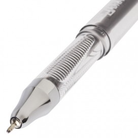 Ручка шариковая масляная BRAUBERG 'Smooth Write', СИНЯЯ, корпус прозрачный, узел 0,7 мм, линия письма 0,35 мм, OBP104