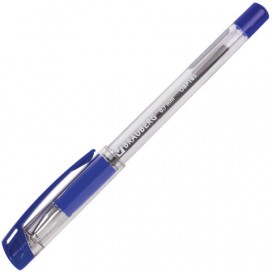 Ручка шариковая масляная с грипом BRAUBERG 'Active', СИНЯЯ, узел 0,7 мм, линия письма 0,35 мм, OBP105