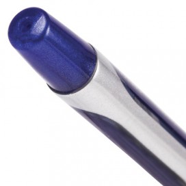 Ручка шариковая масляная с грипом BRAUBERG 'Sigma Plus', СИНЯЯ, печать, узел 0,7 мм, линия письма 0,35 мм, OBP111
