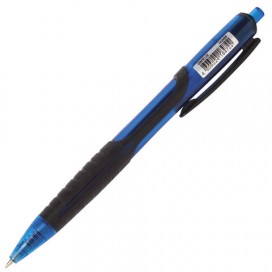 Ручка шариковая масляная автоматическая с грипом BRAUBERG 'Phantom', СИНЯЯ, узел 0,7 мм, линия письма 0,35 мм, OBPR120