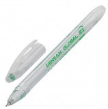 Ручка шариковая масляная PENSAN 'Global-21', корпус прозрачный, узел 0,5 мм, линия письма 0,3 мм, 2221/12