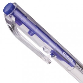 Ручка шариковая масляная автоматическая с грипом BRAUBERG 'Click', СИНЯЯ, узел 1 мм, линия письма 0,5 мм, OBPR123
