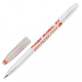 Ручка шариковая масляная PENSAN 'Global-21', АССОРТИ, узел 0,5 мм, линия письма 0,3 мм, дисплей, 2221/S