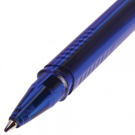 Ручка шариковая масляная BRAUBERG 'Marine', СИНЯЯ, корпус тонированный синий, узел 0,7 мм, линия письма 0,35 мм, OBP133