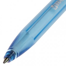 Ручка шариковая масляная BRAUBERG 'Olive Pen Tone', СИНЯЯ, корпус тонированный, узел 0,7 мм, линия письма 0,35 мм, OBP134