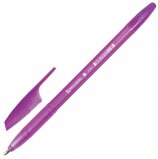 Ручка шариковая BRAUBERG 'X-333' VIOLET, ФИОЛЕТОВАЯ, корпус тонированный фиолетовый, узел 0,7 мм, линия письма 0,35 мм, BP158