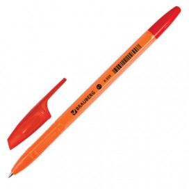 Ручки шариковые BRAUBERG НАБОР 4 шт., АССОРТИ, 'X-333', оранжевые, узел 0,7 мм, линия письма 0,35 мм, BP162