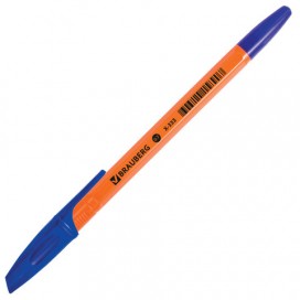 Ручки шариковые BRAUBERG НАБОР 4 шт., АССОРТИ, 'X-333', оранжевые, узел 0,7 мм, линия письма 0,35 мм, BP162