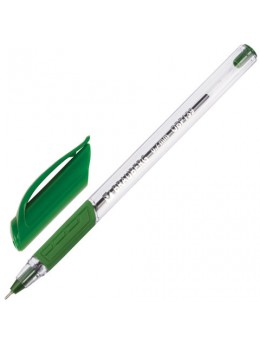 Ручка шариковая масляная BRAUBERG 'Extra Glide GT', ЗЕЛЕНАЯ, трехгранная, узел 0,7 мм, линия письма 0,35 мм, OBP139
