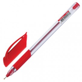 Ручка шариковая масляная BRAUBERG 'Extra Glide GT', КРАСНАЯ, трехгранная, узел 0,7 мм, линия письма 0,35 мм, OBP138