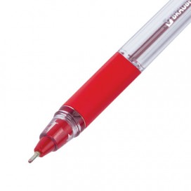 Ручка шариковая масляная BRAUBERG 'Extra Glide GT', КРАСНАЯ, трехгранная, узел 0,7 мм, линия письма 0,35 мм, OBP138
