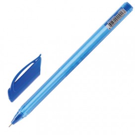 Ручка шариковая масляная BRAUBERG 'Extra Glide Tone', СИНЯЯ, трехгранная, узел 0,7 мм, линия письма 0,35 мм, OBP145
