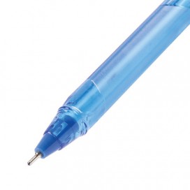 Ручка шариковая масляная BRAUBERG 'Extra Glide Tone', СИНЯЯ, трехгранная, узел 0,7 мм, линия письма 0,35 мм, OBP145