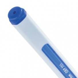 Ручка шариковая масляная BRAUBERG 'Extra Glide Soft White', СИНЯЯ, узел 0,7 мм, линия письма 0,35 мм, OBP155