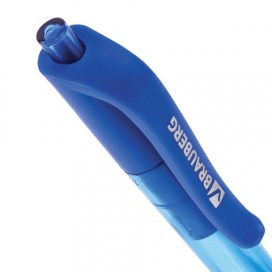 Ручка шариковая масляная автоматическая BRAUBERG 'Extra Glide R Tone', СИНЯЯ, узел 0,7мм, линия письма 0,35 мм, OBPR169