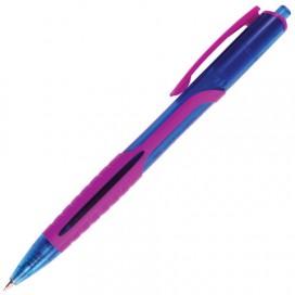 Ручка шариковая масляная автоматическая BRAUBERG 'Phantom color', СИНЯЯ, узел 0,7 мм, линия письма 0,35 мм, OBPR204