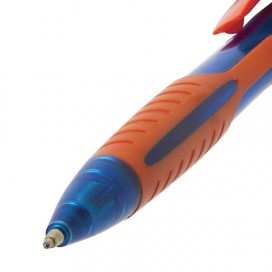 Ручка шариковая масляная автоматическая BRAUBERG 'Phantom color', СИНЯЯ, узел 0,7 мм, линия письма 0,35 мм, OBPR204