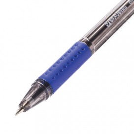 Ручка шариковая масляная BRAUBERG 'Black Tone', СИНЯЯ, корпус тонированный, узел 0,7 мм, линия письма 0,35 мм, OBP223