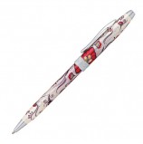 Ручка подарочная шариковая CROSS Botanica 'Красная колибри', лак, латунь, хром, черная, AT0642-3