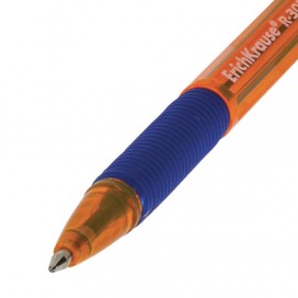 Ручка шариковая ERICH KRAUSE 'R-301 Amber Grip', СИНЯЯ, корпус тонировый оранжевый, узел 0,7 мм, линия письма 0,35 мм, 39530