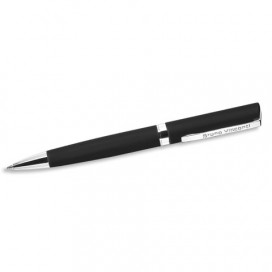 Ручка шариковая BRUNO VISCONTI Milano, металлический корпус черный, узел 1 мм, синяя, индивидуальная упаковка, 20-0224