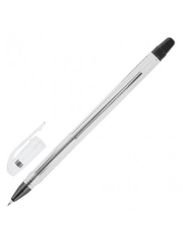Ручка шариковая масляная CROWN 'Oil Jell', ЧЕРНАЯ, узел 0,7 мм, линия письма 0,5 мм, OJ-500B