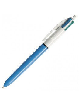 Ручка шариковая автоматическая BIC '4 Colours Original', 4 цвета (синий, черный, красный, зеленый), линия письма 0,32 мм, 889969