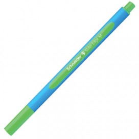 Ручка шариковая SCHNEIDER (Германия) 'Slider Edge M', ЗЕЛЕНАЯ, трехгранная, узел 1 мм, линия письма 0,5 мм, 152104
