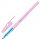 Ручка шариковая STABILO 'Liner Pastel', СИНЯЯ, корпус розовый, узел 0,7 мм, линия письма 0,3 мм, 808FP1041-4