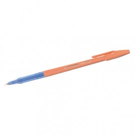 Ручка шариковая STABILO 'Liner Pastel', СИНЯЯ, корпус персиковый, узел 0,7 мм, линия письма 0,3 мм, 808FP1041-3