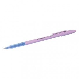 Ручка шариковая STABILO 'Liner Pastel', СИНЯЯ, корпус лавандовый, узел 0,7 мм, линия письма 0,3 мм, 808FP1041-6