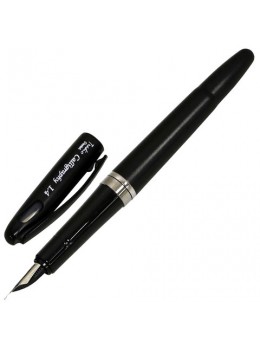 Ручка перьевая PENTEL (Япония) 'Tradio Calligraphy', корпус черный, линия письма 1,4 мм, черная, TRC1-14A