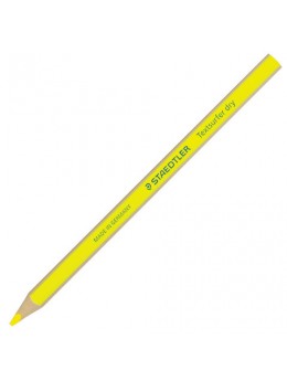 Текстмаркер-карандаш сухой STAEDTLER (Германия), НЕОН ЖЕЛТЫЙ, грифель 4 мм, трехгранный, 128 64-1