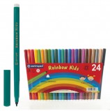 Фломастеры CENTROPEN 'Rainbow Kids', 24 цвета, смываемые, эргономичные, вентилируемый колпачок, 7550/24