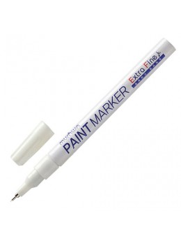 Маркер-краска лаковый MUNHWA 'Extra Fine Paint Marker', БЕЛЫЙ, 1 мм, нитро-основа, EFPM-05