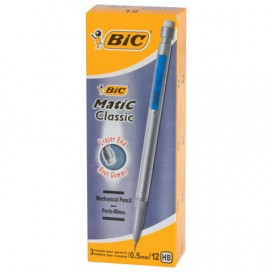 Карандаш механический BIC 'Matic Classic', корпус серый, ластик, 0,5 мм, 820958