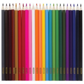 Карандаши цветные ПИФАГОР 'Сказочный мир', 24 цвета, заточенные, картонная упаковка, дизайн ассорти, 180242