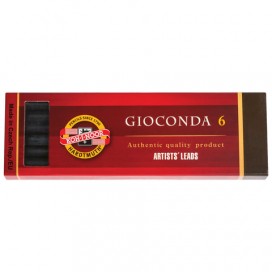 Графитовые стержни KOH-I-NOOR, набор 6 шт., 'Gioconda', черные, картонная коробка, 4345002004PK