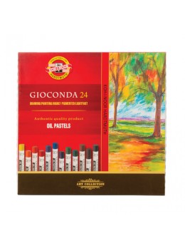 Пастель масляная художественная KOH-I-NOOR 'Gioconda', 24 цвета, круглое сечение, 8354024001KS