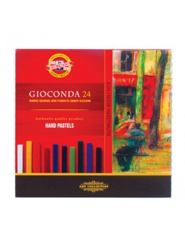 Пастель сухая художественная KOH-I-NOOR 'Gioconda', 24 цвета, квадратное сечение, 8114024003KS
