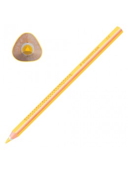 Карандаш цветной утолщенный STAEDTLER 'Noris club', 1 шт., трехгранный, грифель 4 мм, желтый, 1284-1