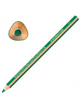 Карандаш цветной утолщенный STAEDTLER 'Noris club', 1 шт., трехгранный, грифель 4 мм, зеленый, 1284-5