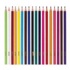 Карандаши цветные ПИФАГОР 'ЛЕСНЫЕ ЖИТЕЛИ', 18 цветов, пластиковые, классические заточенные, 181335