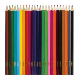 Карандаши цветные ПИФАГОР 'ЭНИКИ-БЕНИКИ', 24 цвета, классические заточенные, 181348