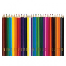 Карандаши цветные ПИФАГОР 'ЭНИКИ-БЕНИКИ', 36 цветов, классические заточенные, 181349