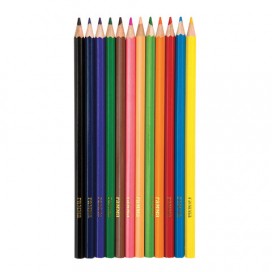Карандаши цветные ГАММА 'Классические', 12 цветов, заточенные, шестигранные, картонная упаковка, 050918_02