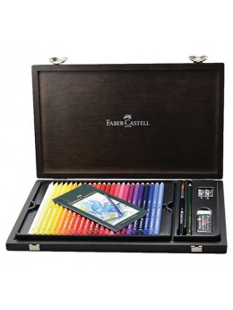 Карандаши цветные акварельные художественные FABER-CASTELL 'Albrecht Durer', 48 цветов, деревянная коробка, 117506