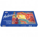 Краски акварельные художественные ГАММА 'Студия', 24 цвета, кювета 2,5 мл, картонная коробка, 215001