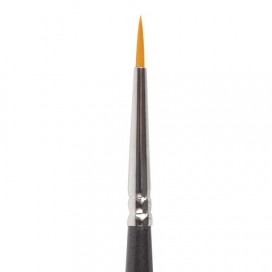 Кисть художественная профессиональная BRAUBERG ART 'CLASSIC', синтетика жесткая, круглая, № 0, короткая ручка